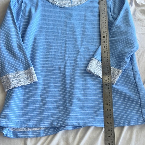 Fresh Produce Blue Striped Sweatshirt Terry XXL - Picture 5 of 7